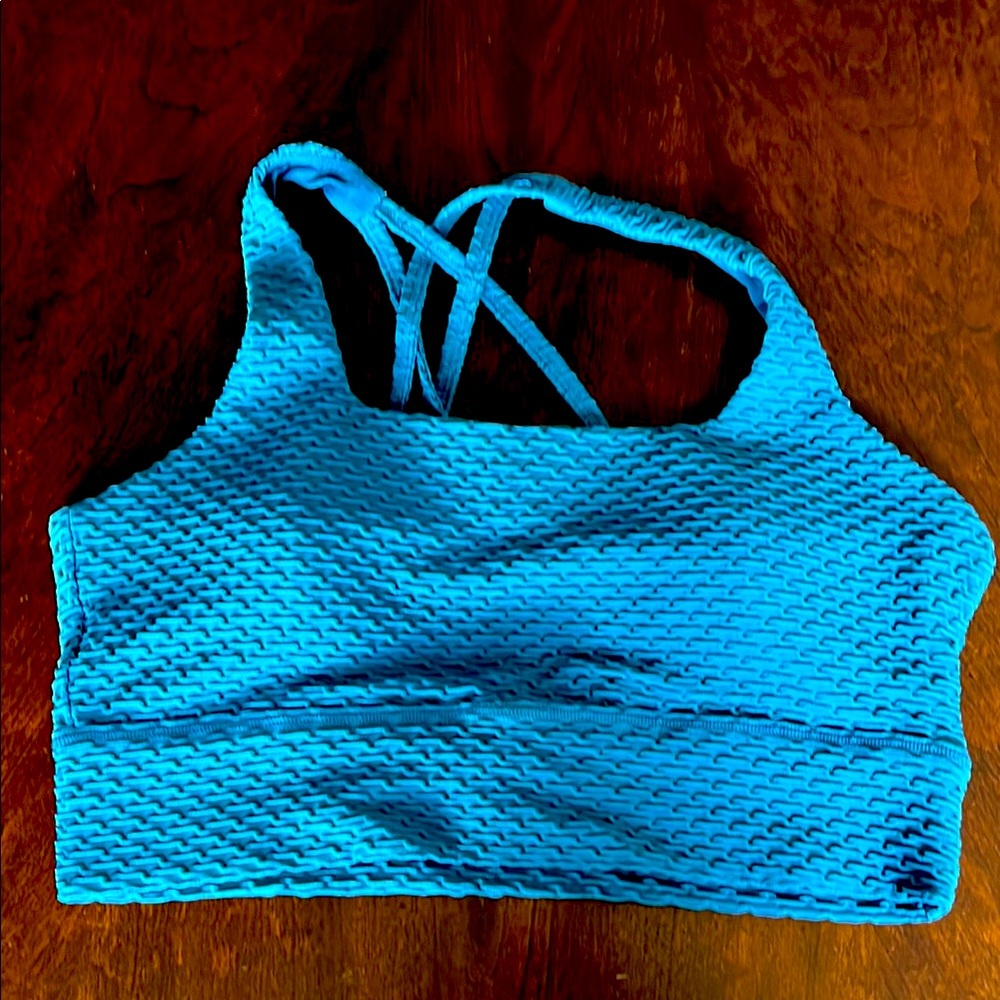 Constantly Varied Gear Athlete Armor Large Teal Sports Bra